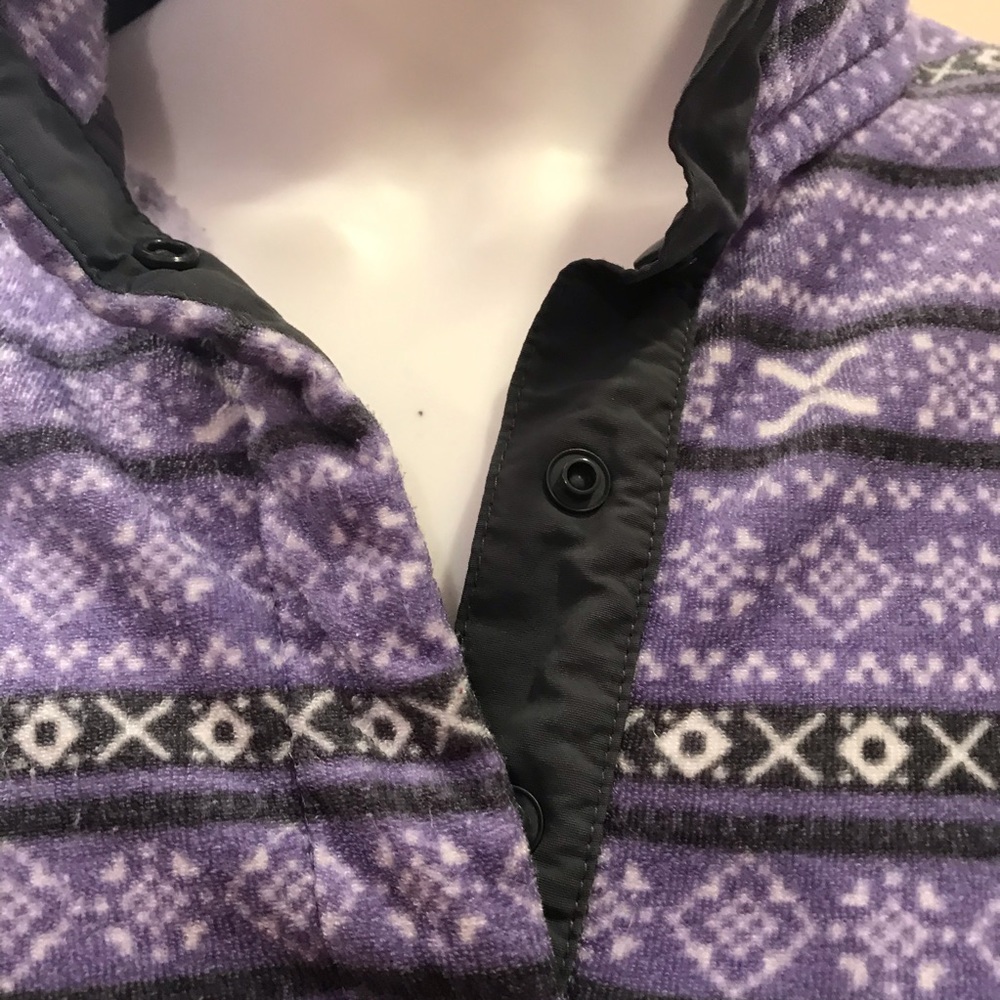 Jachs Cabin Fleece Pullover Sweater Womens Size Large Lavender Grey Outerwear - Picture 6 of 15